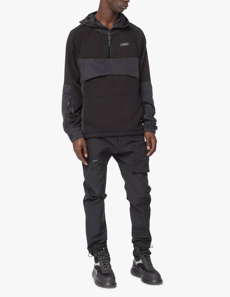 rinascente Iso.Poetism By Tobias Birk Nielsen Felpa con cappuccio e tasche 1/4 zip