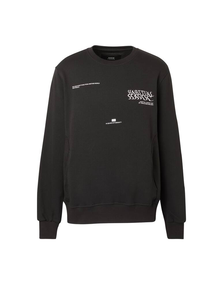 rinascente Iso.Poetism By Tobias Birk Nielsen Statements roundneck sweatshirt - black