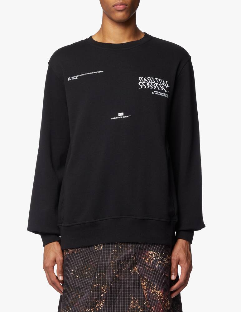 rinascente Iso.Poetism By Tobias Birk Nielsen Statements roundneck sweatshirt - black
