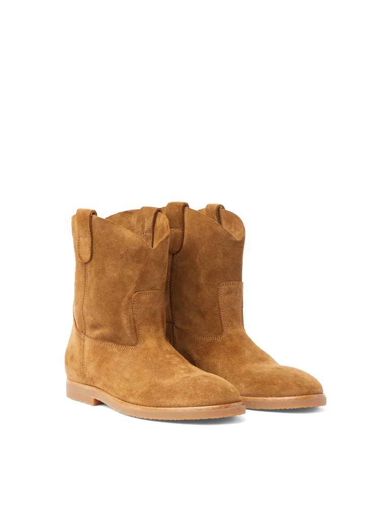 rinascente Re/Done 60s Camarguaise suede ankle boots - brown