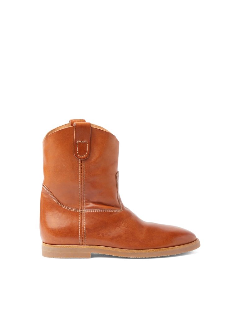 Re/Done 60s Camarguaise leather ankle boots - brown - picture 1