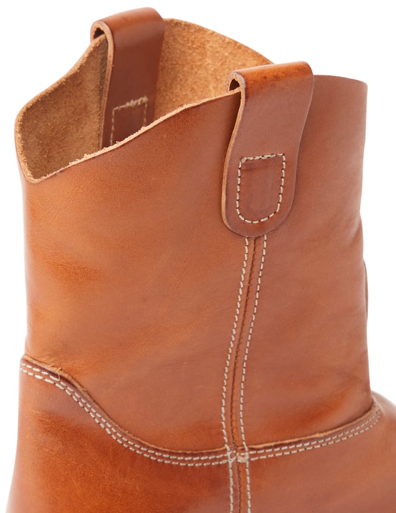 Re/Done 60s Camarguaise leather ankle boots - brown - picture 2