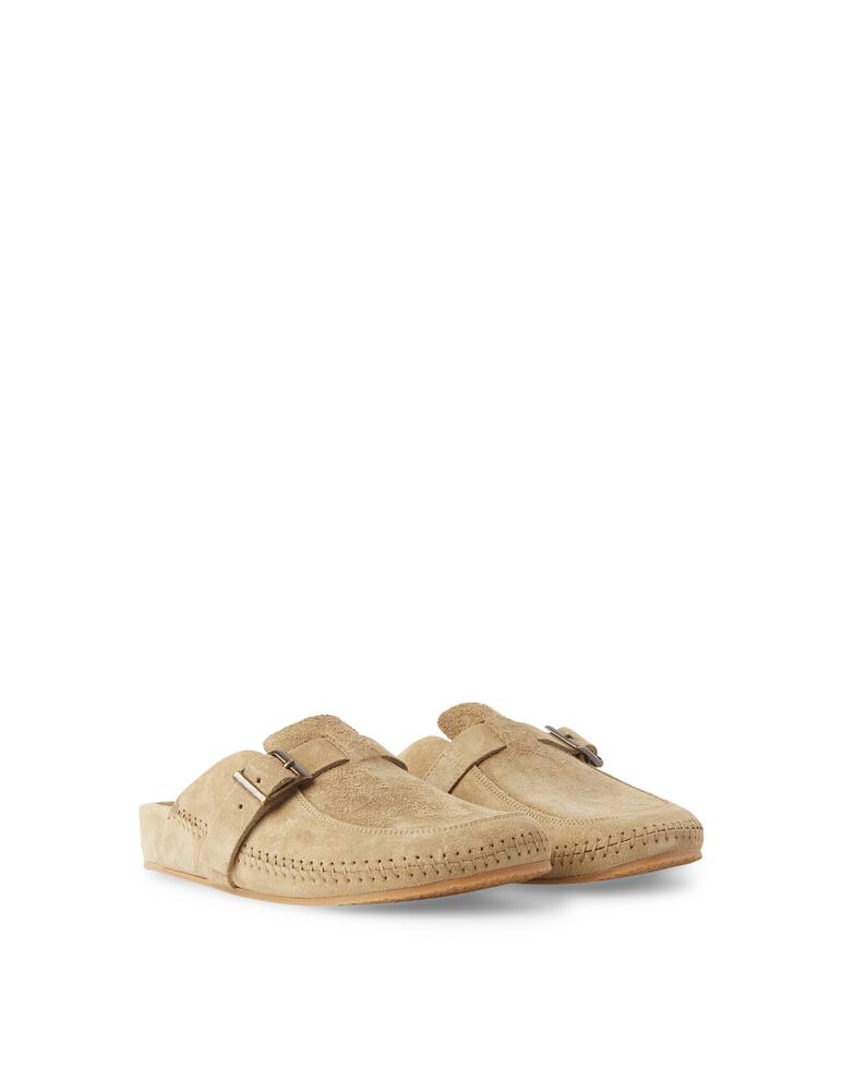 rinascente Re/Done Moc suede slides - beige
