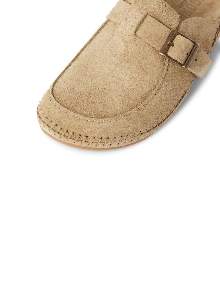 rinascente Re/Done Moc suede slides - beige