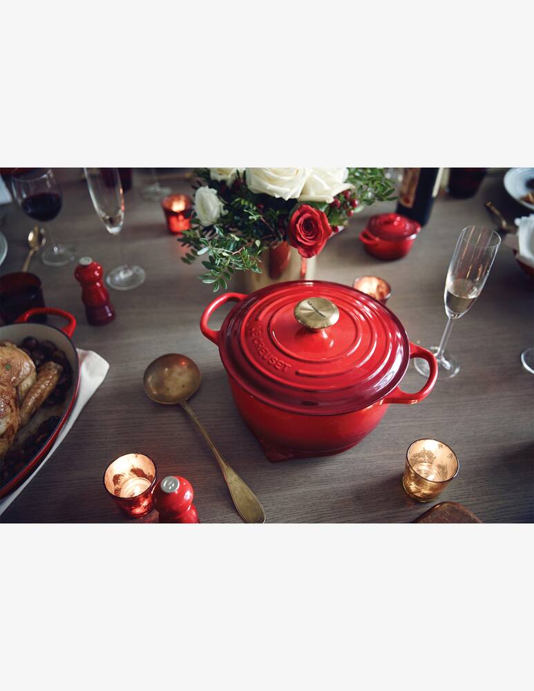 rinascente Le Creuset Cast Iron Round Casserole Cerise 22cm