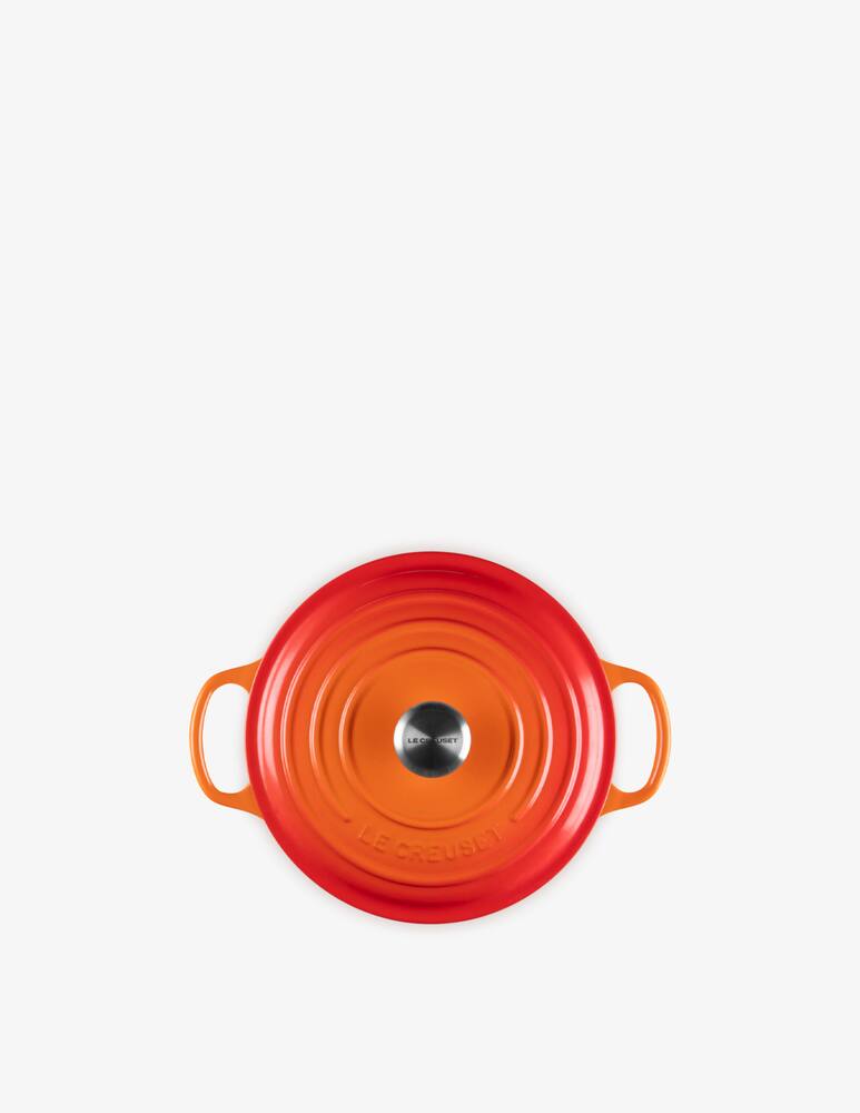 rinascente Le Creuset Cast Iron Round Casserole Volcanic 22cm