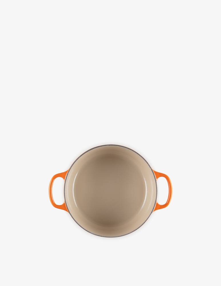 rinascente Le Creuset Cast Iron Round Casserole Volcanic 22cm