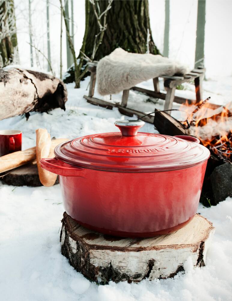 rinascente Le Creuset Evolution Cast Iron Round Casserole With Lid 34cm