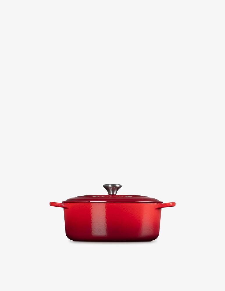 rinascente Le Creuset Cast Iron Oval Casserole Cerise 29cm