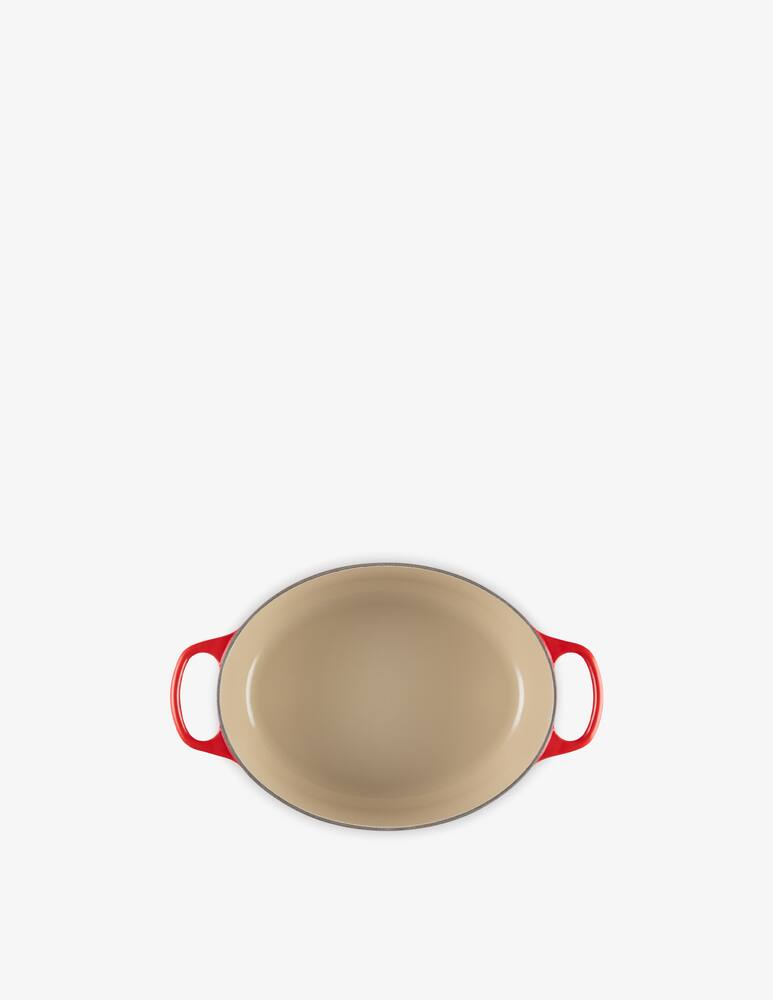 rinascente Le Creuset Cast Iron Oval Casserole Cerise 29cm