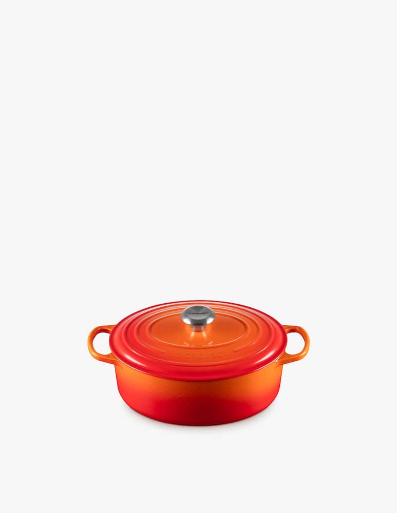 Le Creuset Cast Iron Oval Casserole Volcanic 29cm - picture 1 Le Creuset Cast Iron Oval Casserole Volcanic 29cm - picture 1
