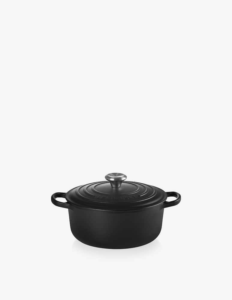 Le Creuset Round Casserole Cast Iron Black Matte 20cm - picture 1