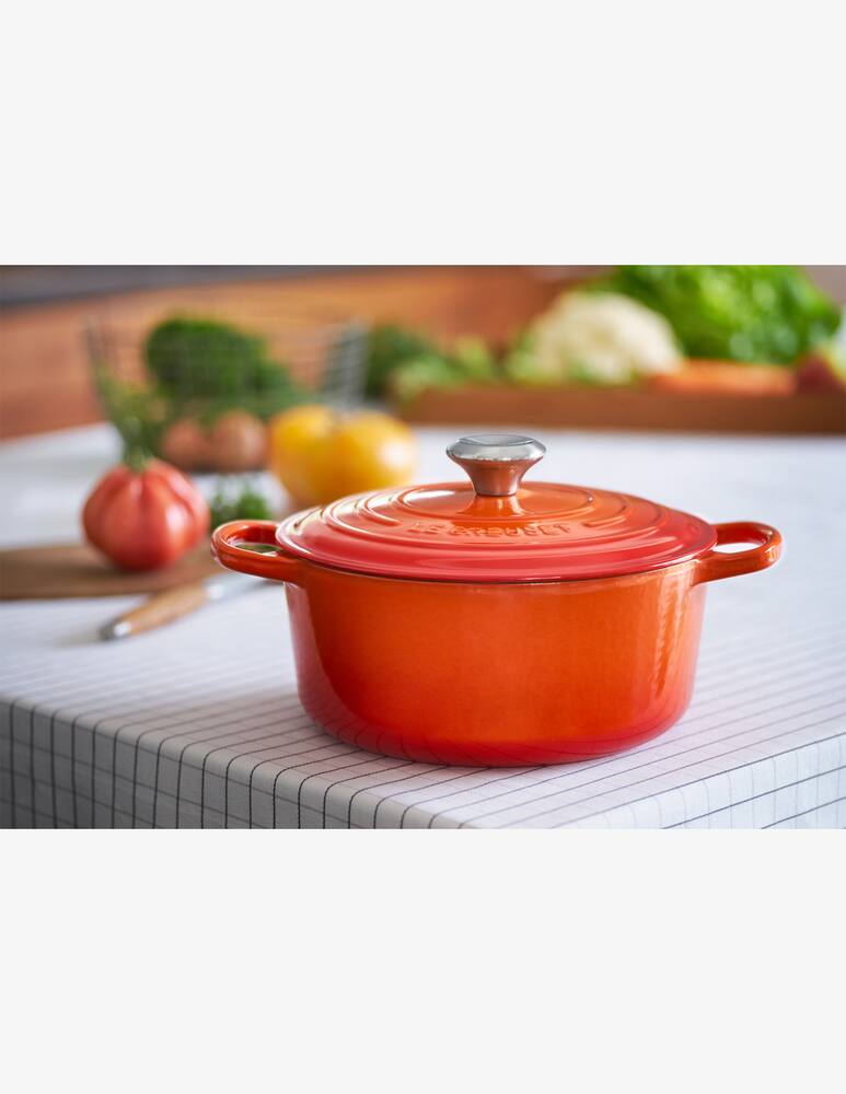 rinascente Le Creuset Cast Iron Round Casserole Volcanic 20cm