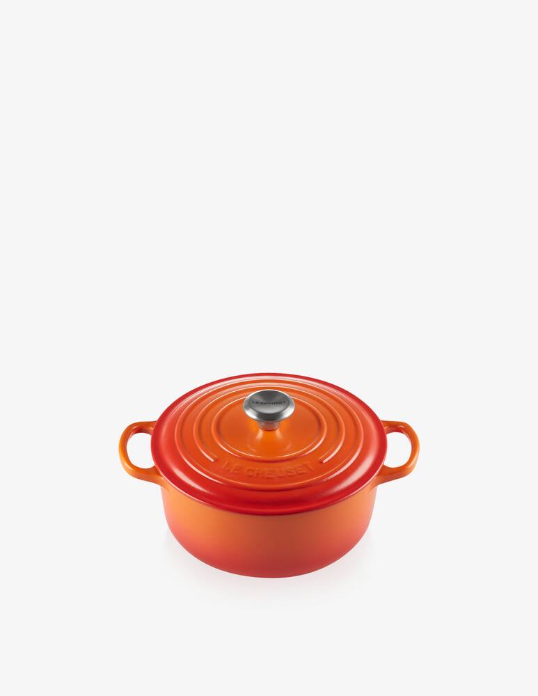 rinascente Le Creuset Cast Iron Round Casserole Volcanic 20cm
