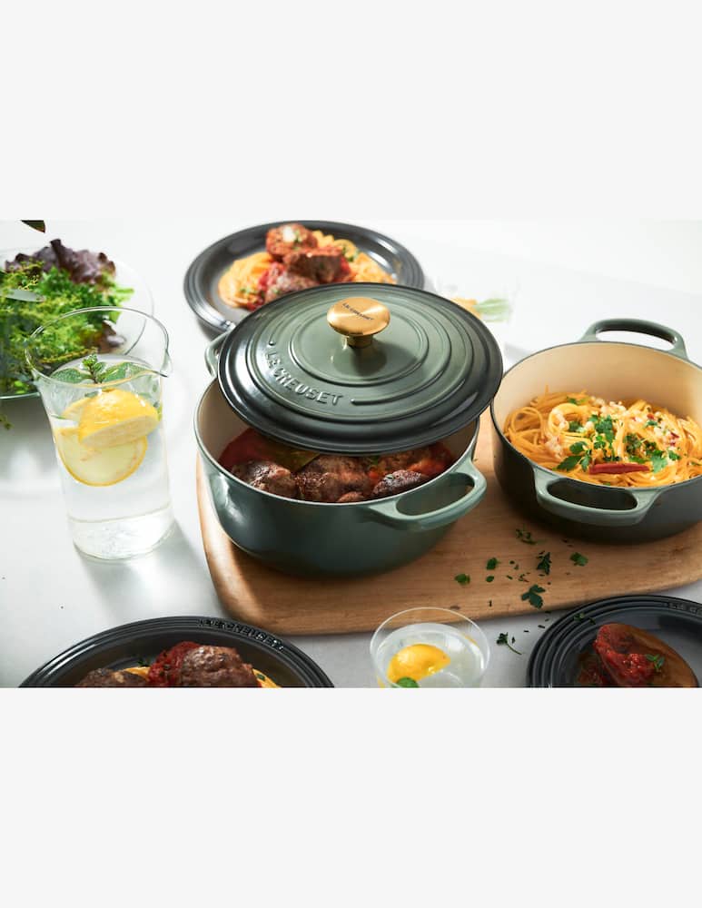 rinascente Le Creuset Cocotte Rotonda Evolution 20cm Verde Timo