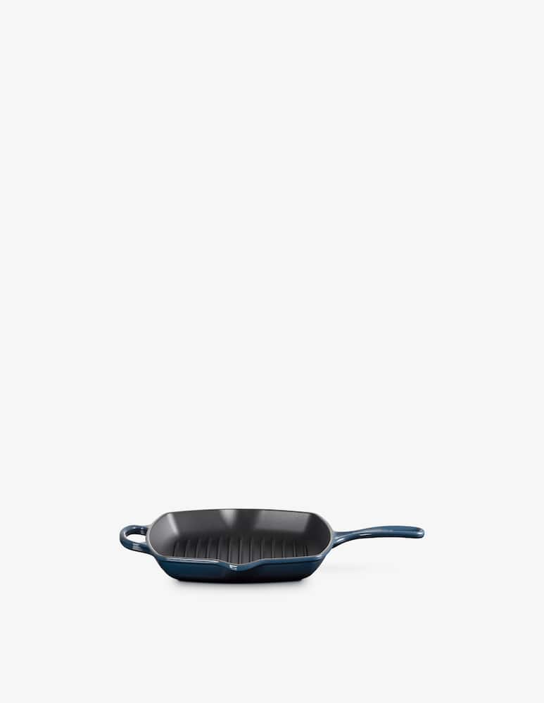 rinascente Le Creuset Signature Square Skillet Grill 26cm Nuit