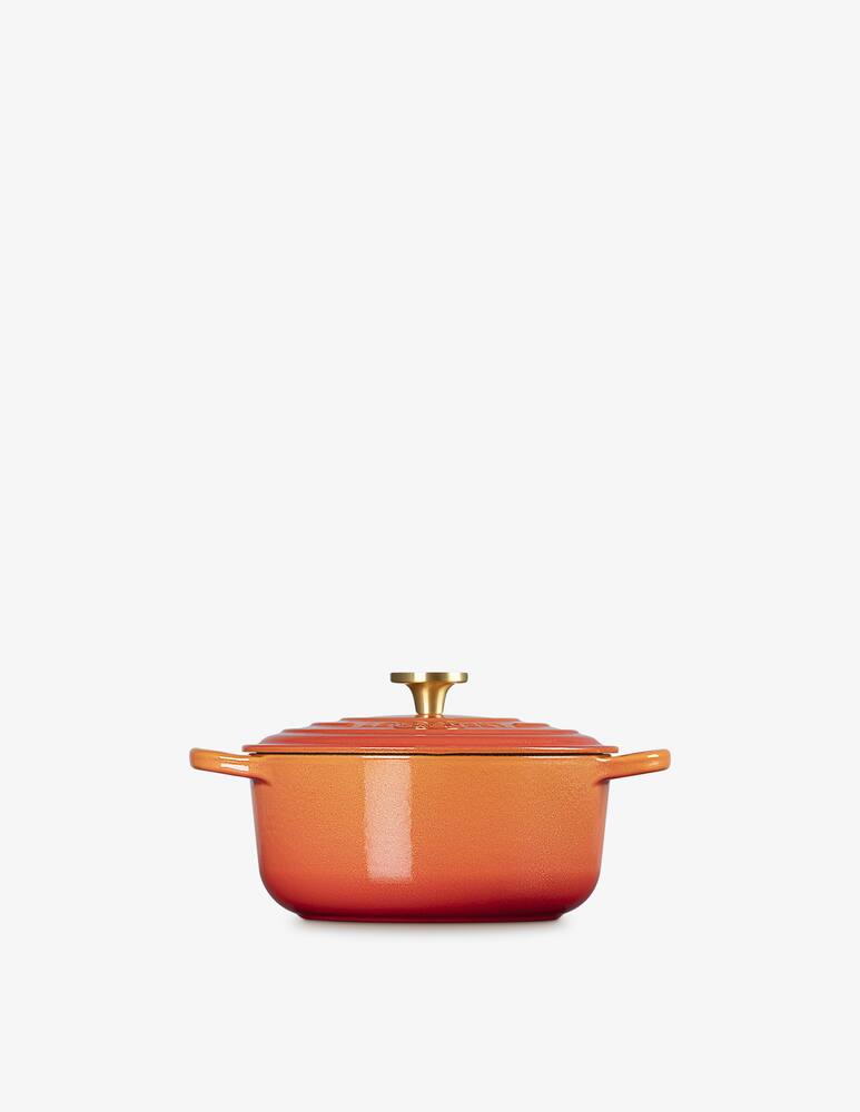 rinascente Le Creuset Signature Round Casserole 20cm Flamme Dorée