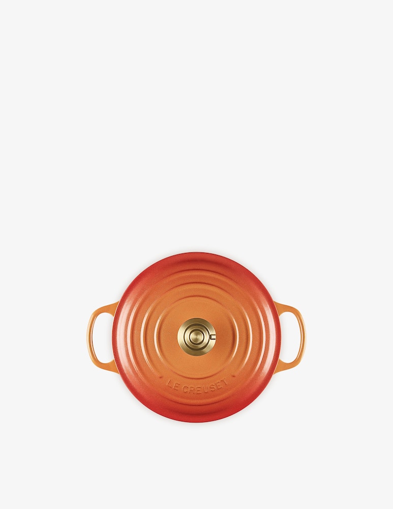 rinascente Le Creuset Signature Round Casserole 24cm Flamme Dorée