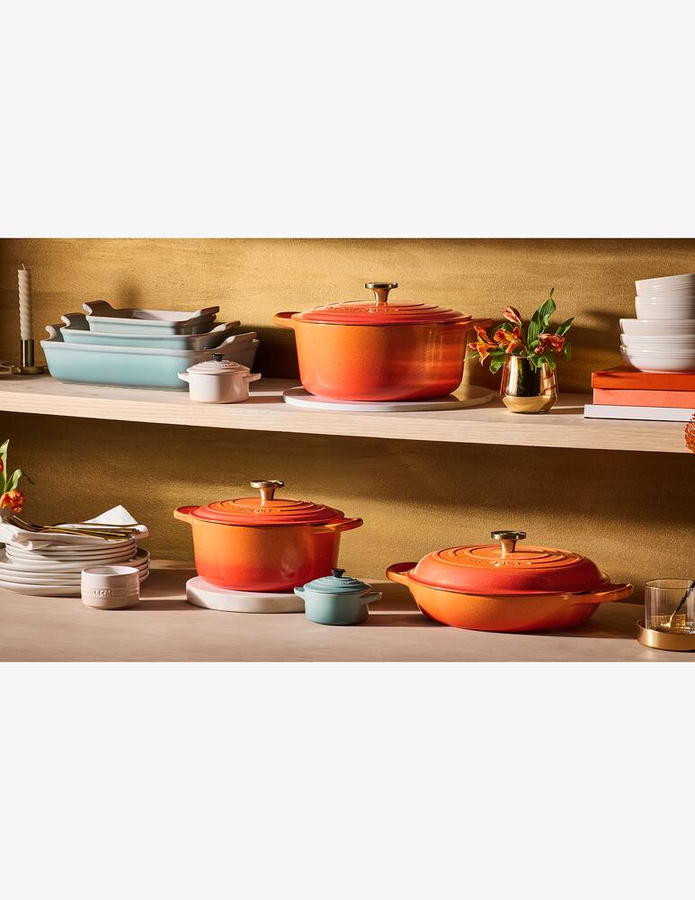 rinascente Le Creuset Signature Round Casserole 28cm Flamme Dorée