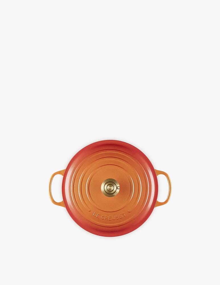 rinascente Le Creuset Signature Round Casserole 28cm Flamme Dorée