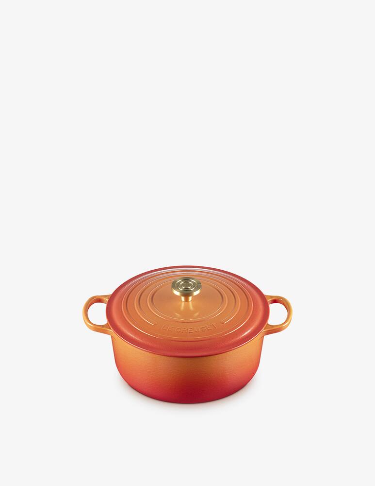 rinascente Le Creuset Signature Round Casserole 28cm Flamme Dorée