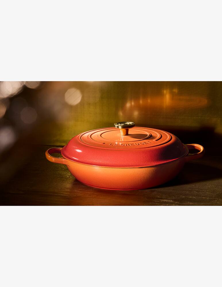 rinascente Le Creuset Signature Shallow Casserole 32cm Flamme Dorée