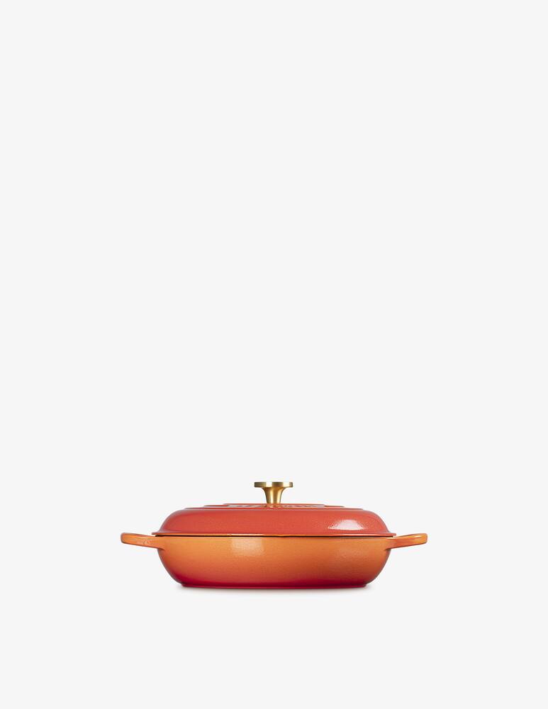 rinascente Le Creuset Signature Shallow Casserole 32cm Flamme Dorée