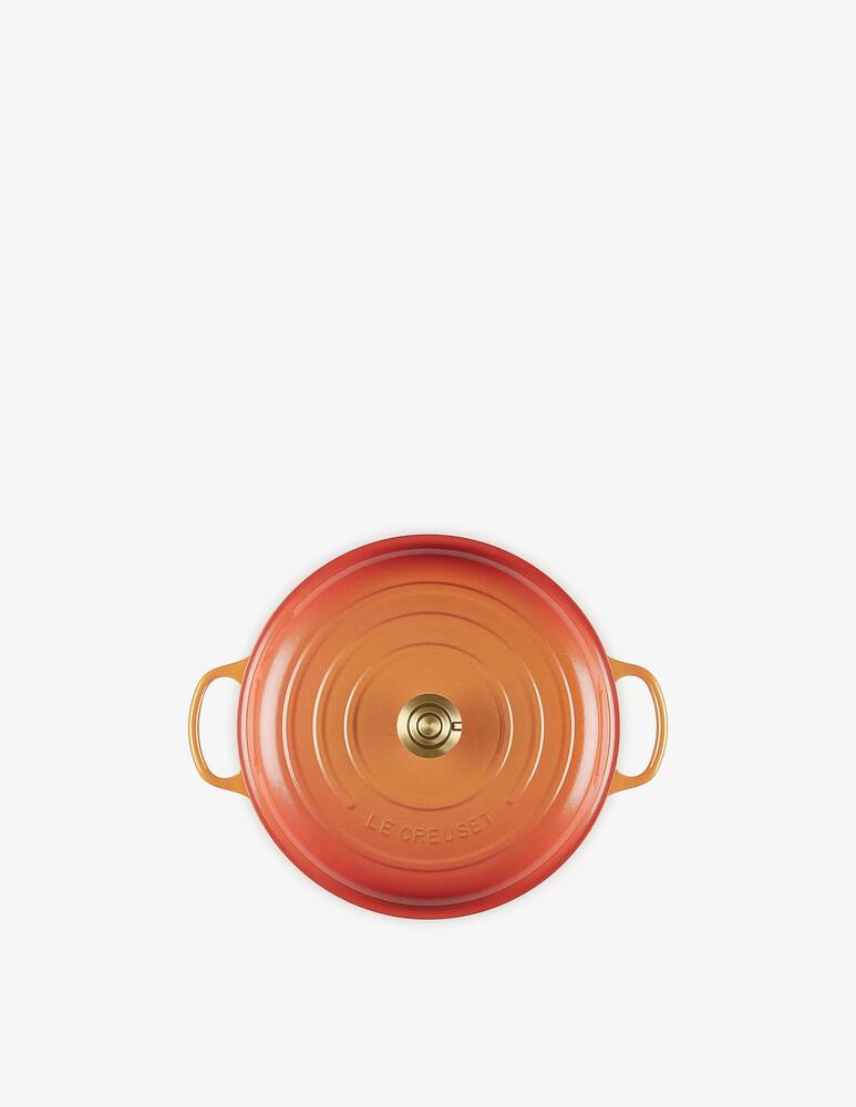 rinascente Le Creuset Signature Shallow Casserole 32cm Flamme Dorée