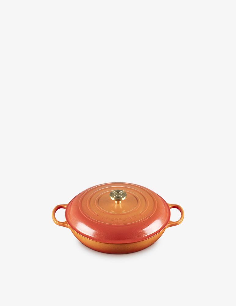 rinascente Le Creuset Signature Shallow Casserole 32cm Flamme Dorée