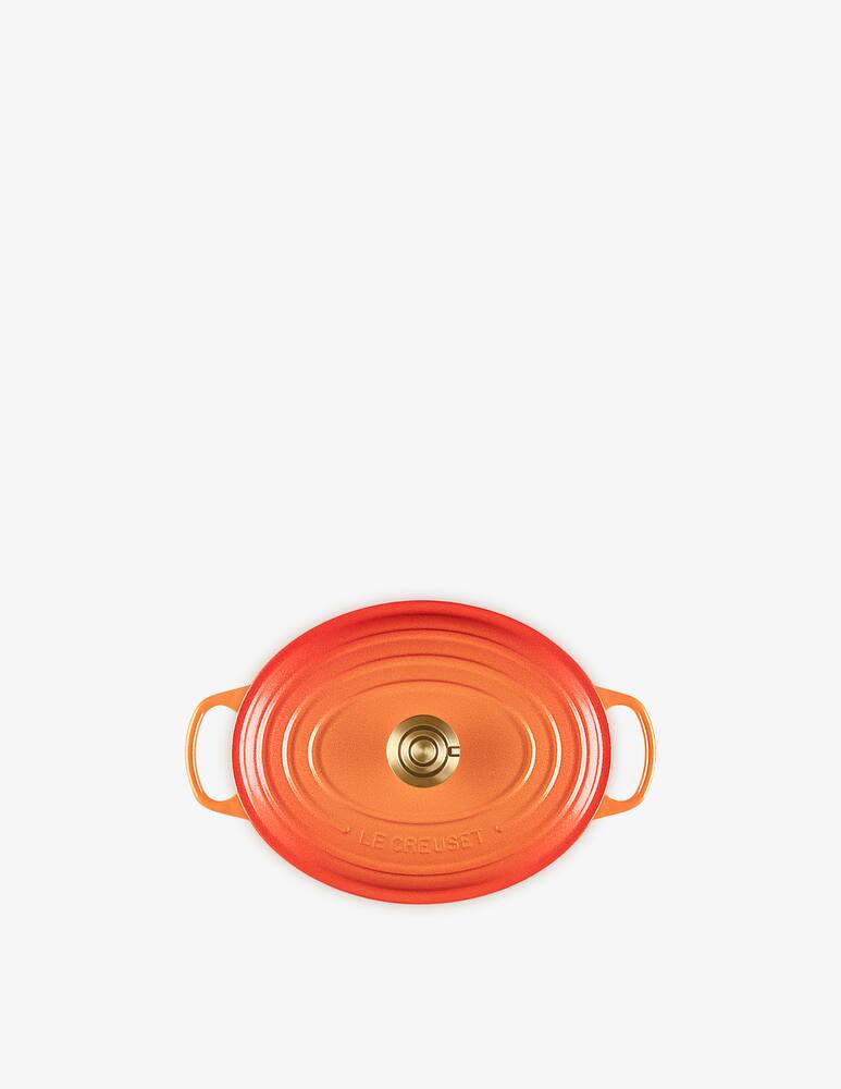 rinascente Le Creuset Signature Oval Casserole 29cm Flamme Dorée