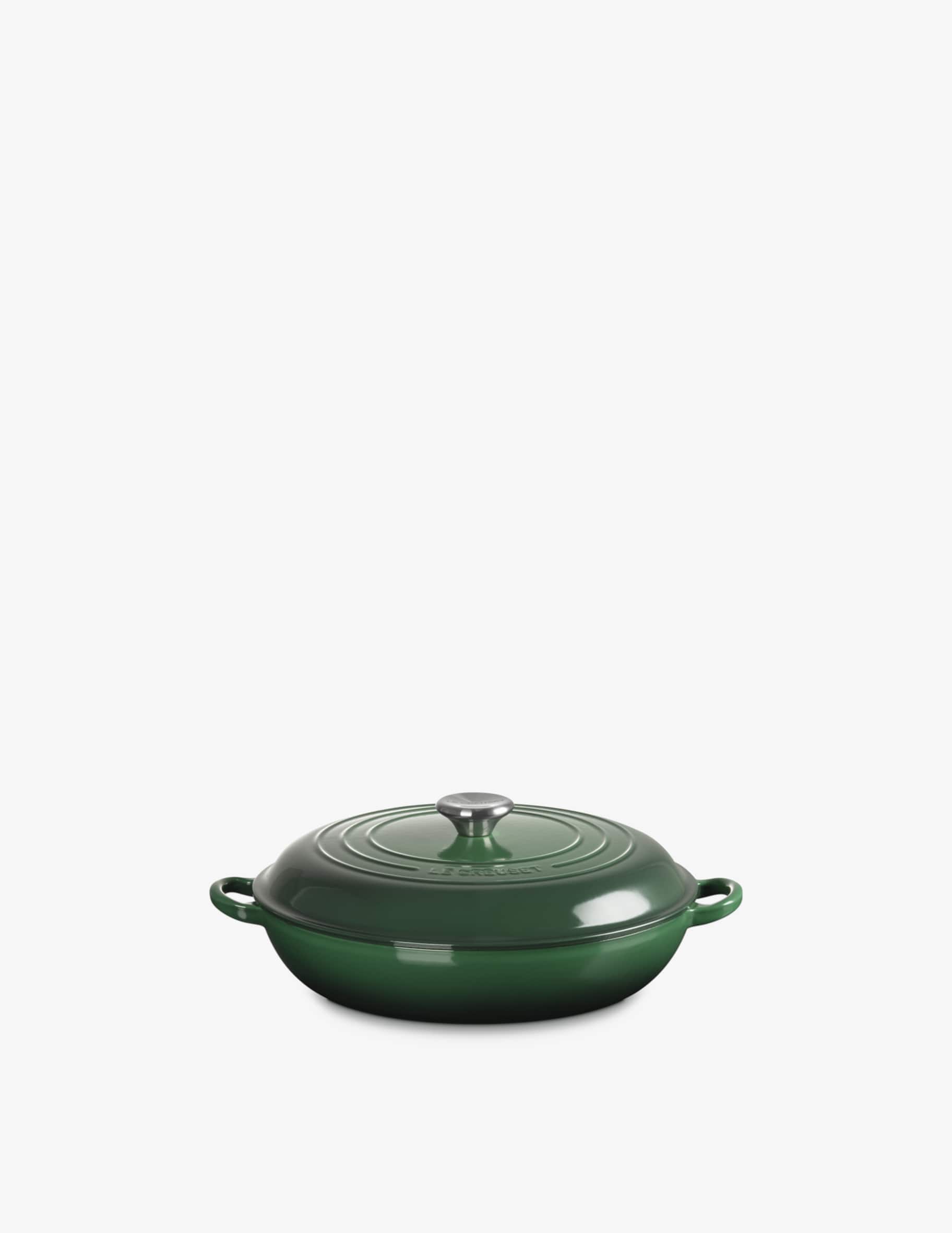 Shop Le Creuset Shallow Casserole/Braiser 30cm Juniper SS Knob on