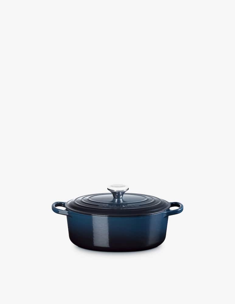 Le Creuset Signature Oval Casserole/Oven 27cm Nuit - picture 1 Le Creuset Signature Oval Casserole/Oven 27cm Nuit - picture 1
