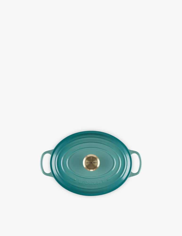 Le Creuset Signature Oval Casserole/Oven 27cm Gold Knob - picture 4 Le Creuset Signature Oval Casserole/Oven 27cm Gold Knob - picture 4