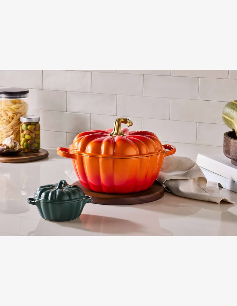 Le Creuset Cocotte Zucca Evolution 24cm con pomolo oro - immagine 2 Le Creuset Cocotte Zucca Evolution 24cm con pomolo oro - immagine 2