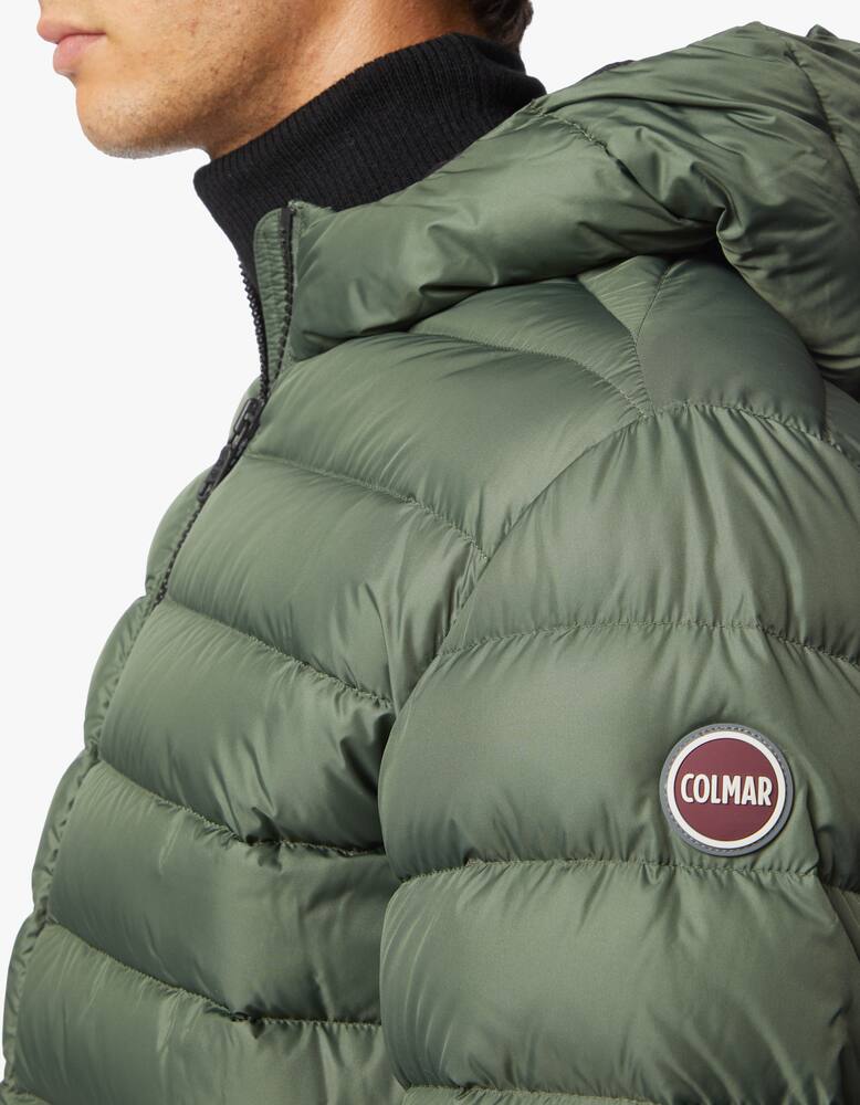 rinascente Colmar Piumino in nylon shiny con cappuccio