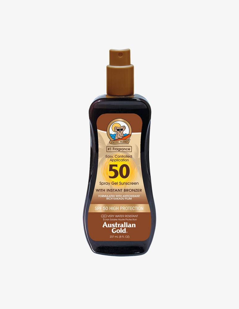 rinascente Australian Gold Spf 50 Spray Gel Protezione Solare con Bronzer 237ml