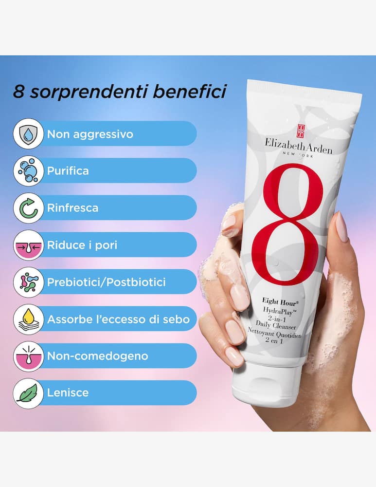Elizabeth Arden HydraPlay 2-in-1 Daily Cleanser - immagine 5 Elizabeth Arden HydraPlay 2-in-1 Daily Cleanser - immagine 5
