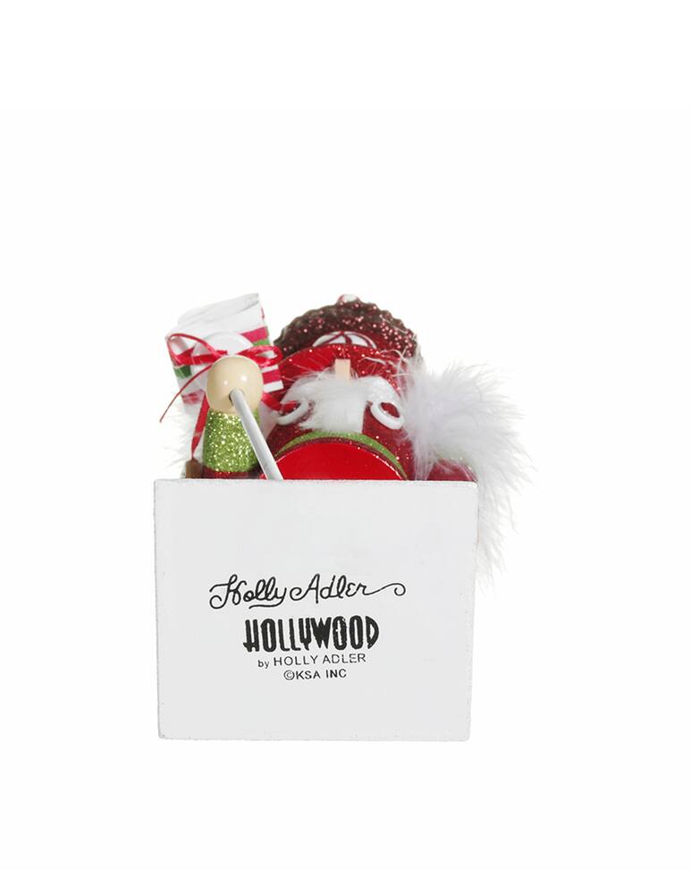 rinascente Kurt S. Adler Holly Wood Candy Soldier Nutcracker.