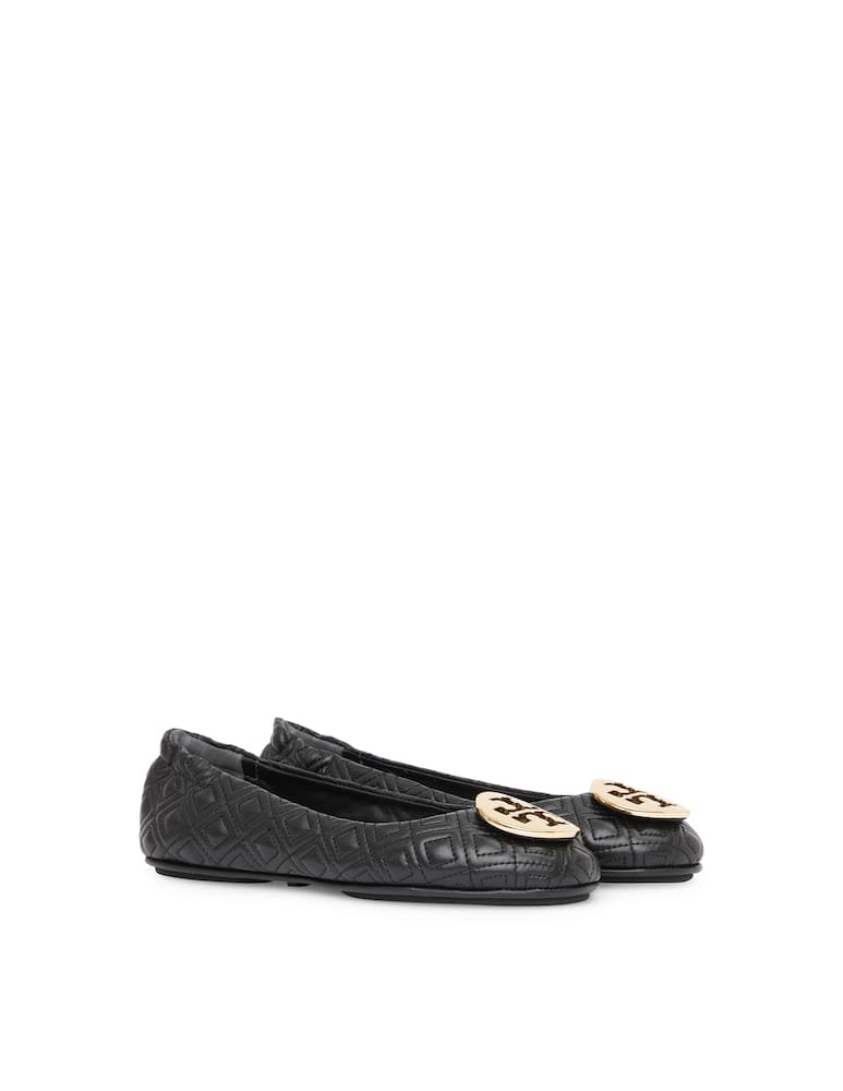 Tory Burch Ballerina in pelle matelassé Minnie - immagine 2 Tory Burch Ballerina in pelle matelassé Minnie - immagine 2