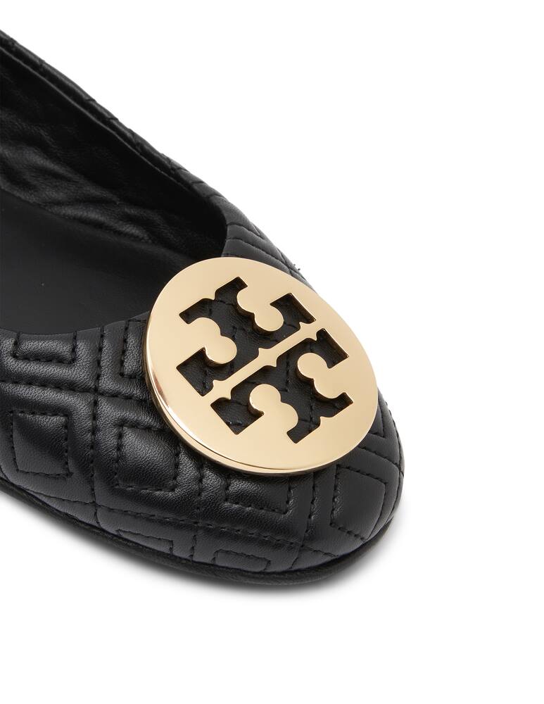 Tory Burch Ballerina in pelle matelassé Minnie - immagine 5 Tory Burch Ballerina in pelle matelassé Minnie - immagine 5