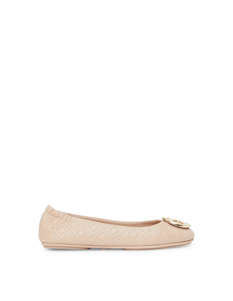 Tory Burch Ballerina in pelle matelassé Minnie - immagine 1 Tory Burch Ballerina in pelle matelassé Minnie - immagine 1