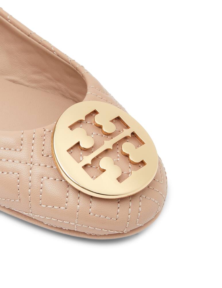 Tory Burch Ballerina in pelle matelassé Minnie - immagine 5 Tory Burch Ballerina in pelle matelassé Minnie - immagine 5