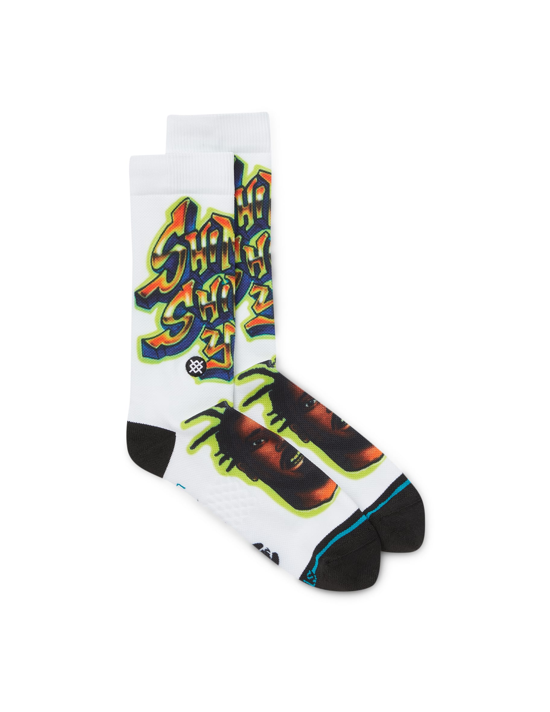 Stance Shimmy Ya Socks in Bianco | SVD