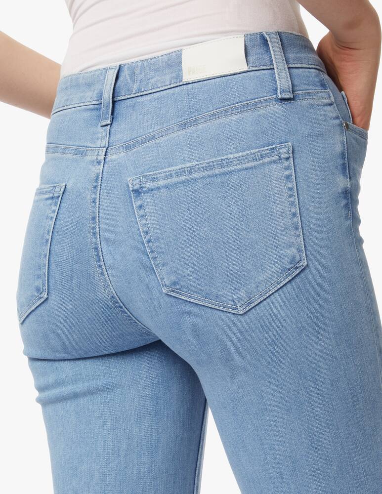 rinascente Paige Jeans crop a zampa e vita alta