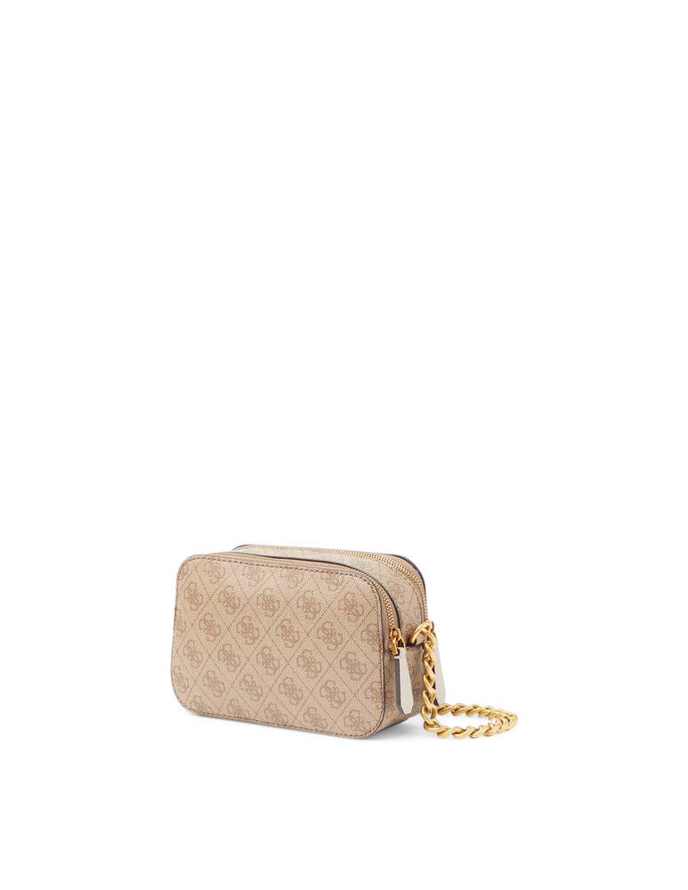 rinascente Guess Mini borsa a tracolla noelle 4g logo - beige