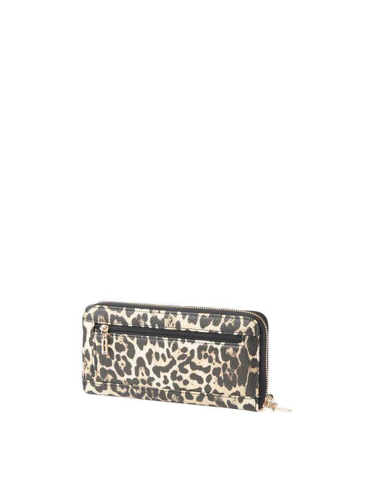 rinascente Guess Alby small leather good large zip around - multi