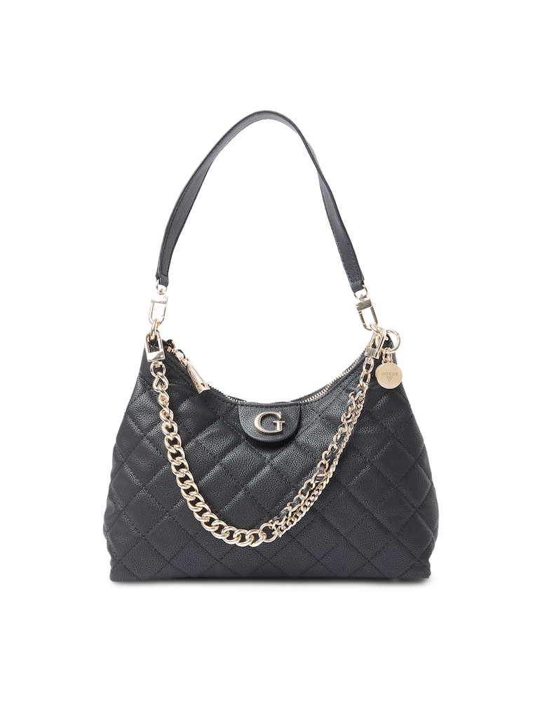 rinascente Guess Gillian shoulder hobo bag - black