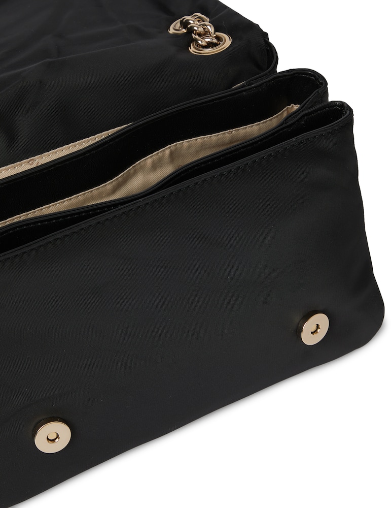 rinascente Guess Sharma convertible crossbody flap - black