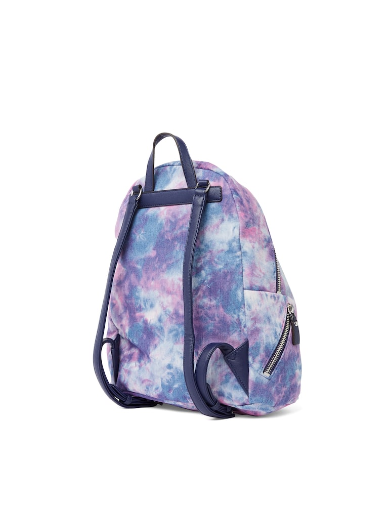 Shop Guess Naples backpack blue on Rinascente