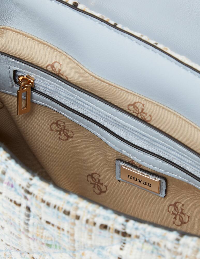 rinascente Guess Cessily convertible crossbody flap - light blue